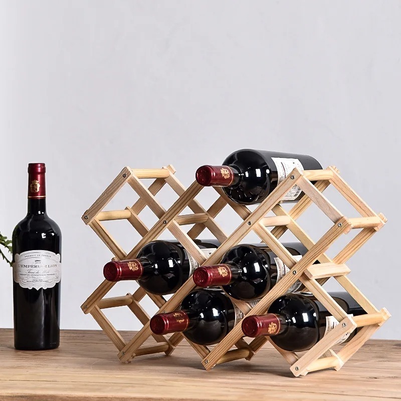 Home Bar And Cabinet - Étagères de rangement de vin empilables