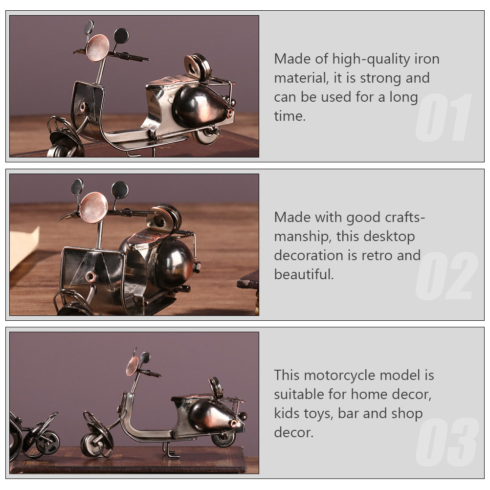 Sculpture de moto en fer de st - Home Bar Shelves avis et prix