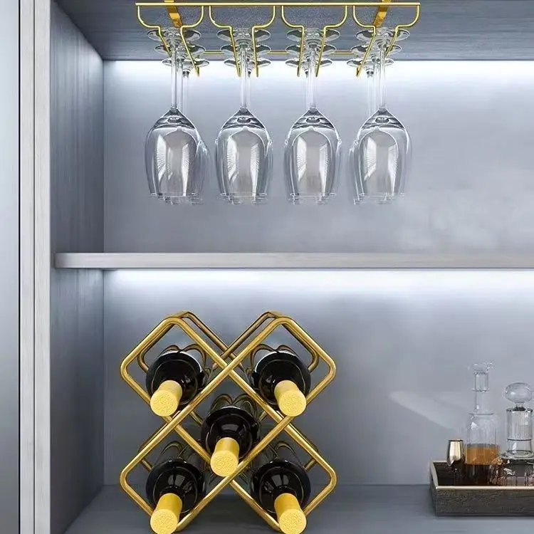 Présentoir à vin en métal à 5  - Home Bar And Cabinet avis et prix
