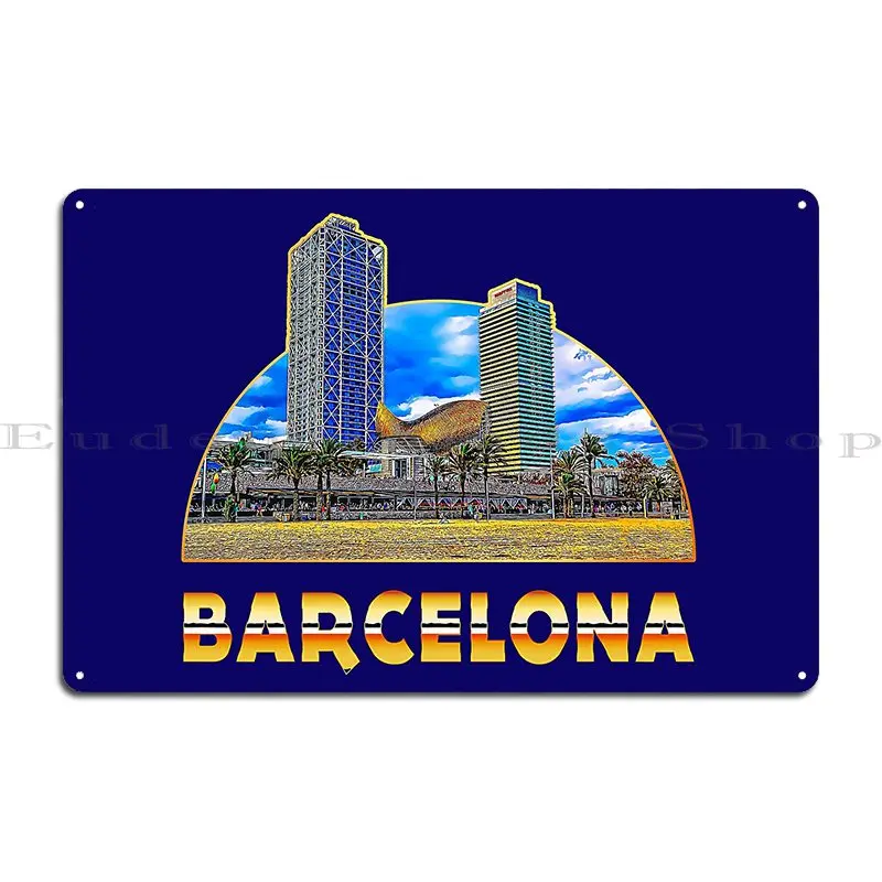 Panneau métallique imprimé « S - Home Barcelona avis et prix