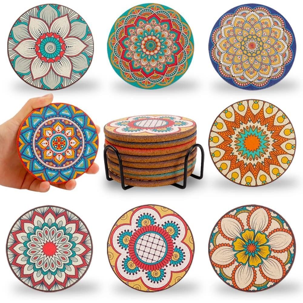 Ensemble de 8 sous-verres rond - Home Bar Set avis et prix
