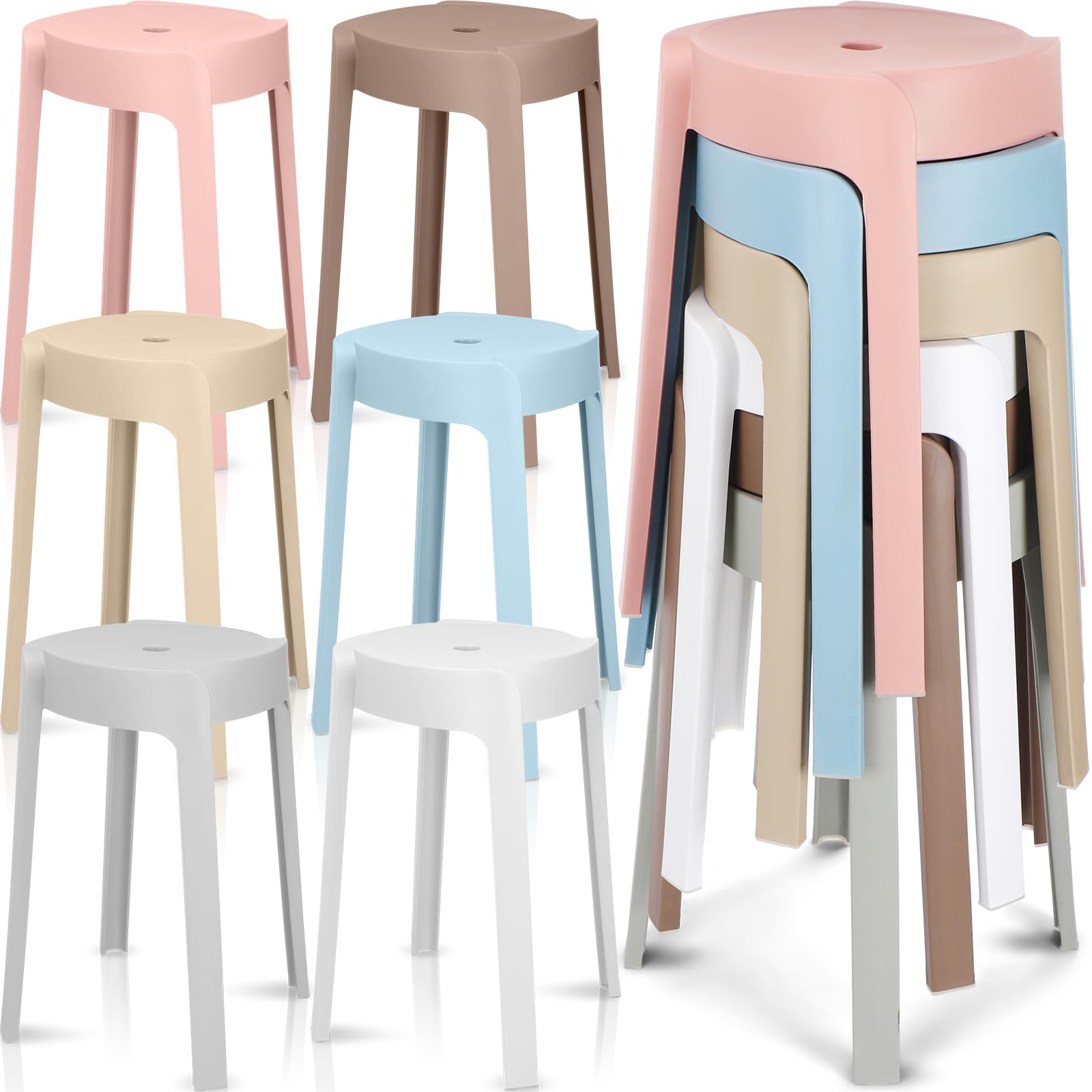 Lot de 6 tabourets empilables  - Home Bar Seating avis et prix