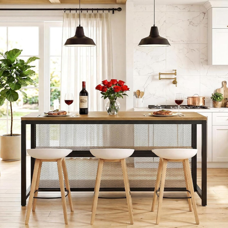 Table de bar de 63 pouces, uni - Home Bar Seating avis et prix